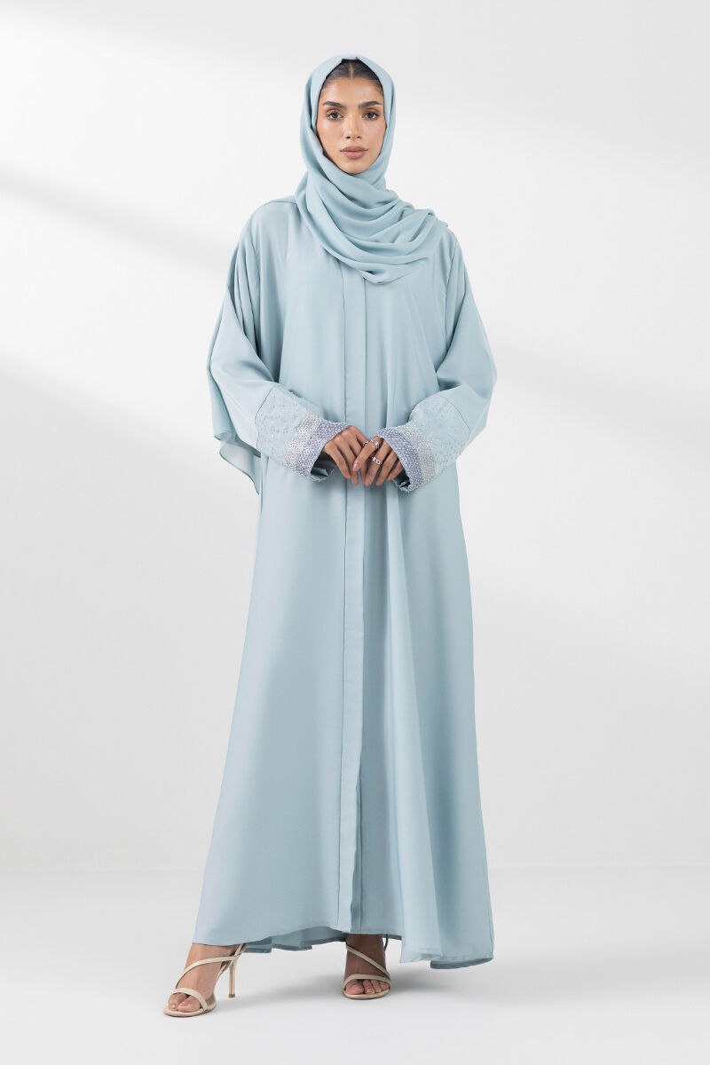 Hand Embellished Abaya Set