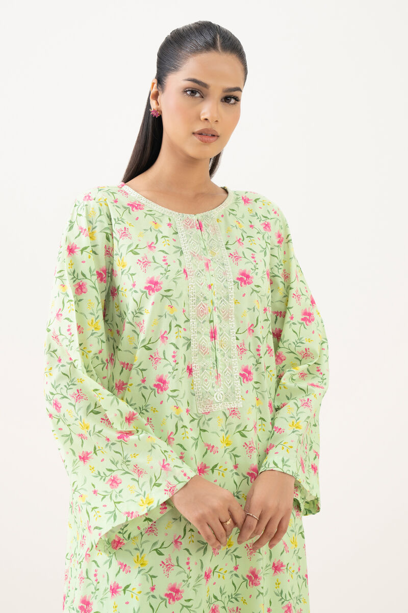 Embroidered Cotton Viscose Shirt