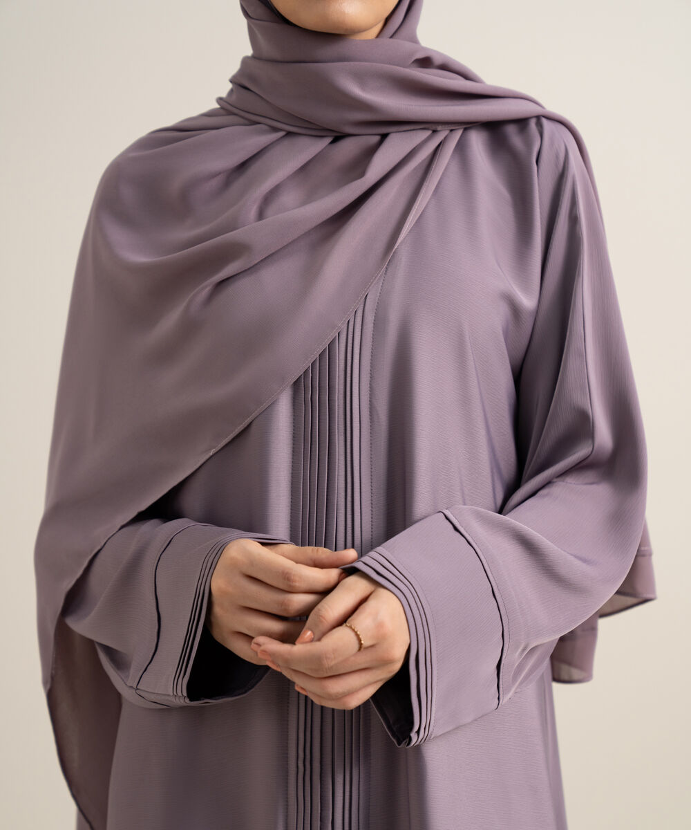 Women's Purple Abaya Set