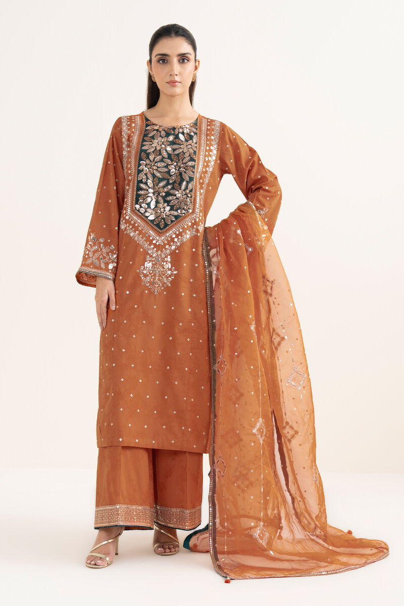 Embroidered Organza Dupatta