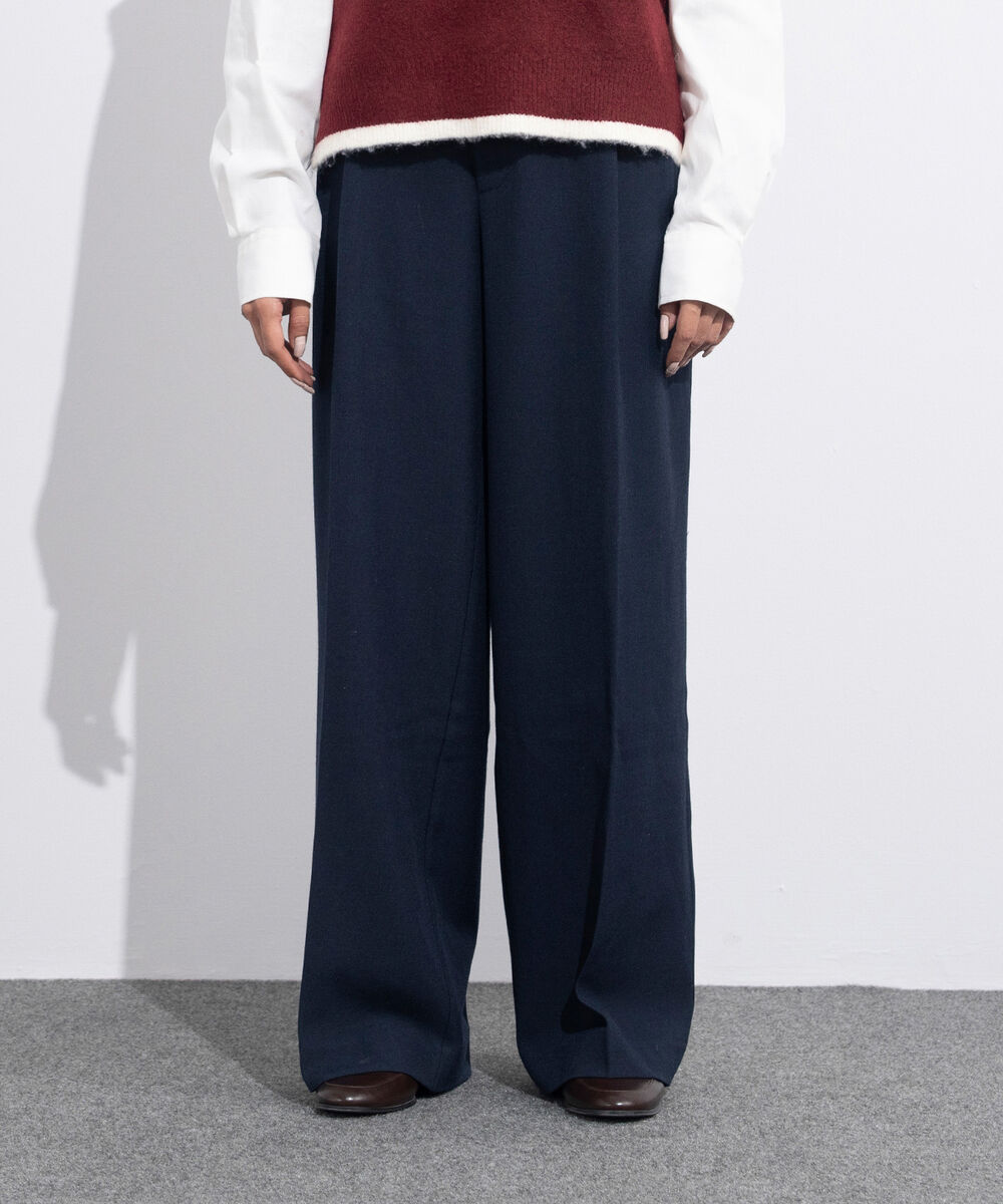 Women's Western Wear Blue Tailored Straight Fit Trousers