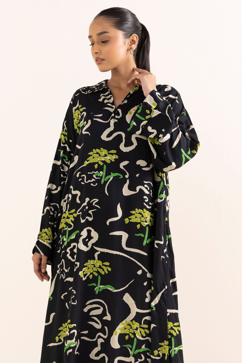 Printed Arabic Lawn Shirt