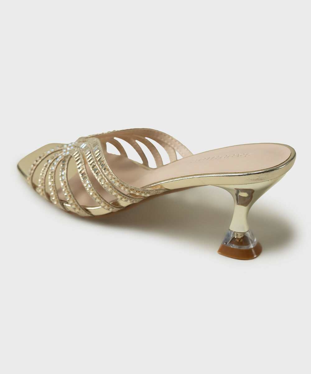 Women's Gold High Heels