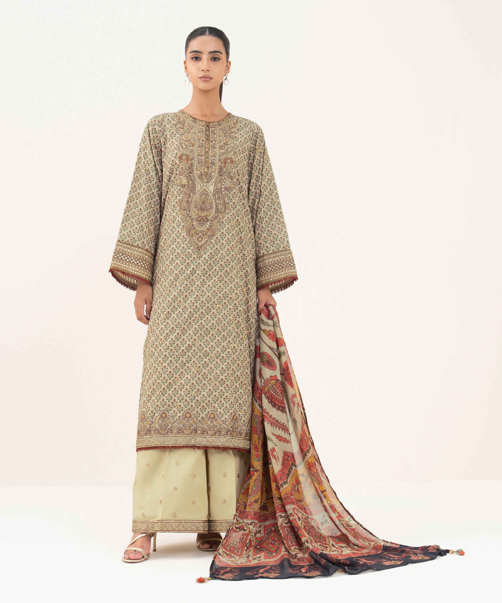 Printed Dupatta 3PRSG25V318D