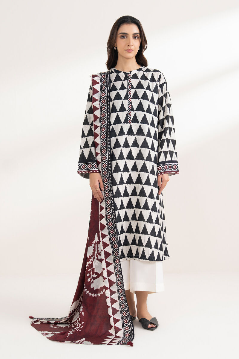 Printed Linen Dupatta