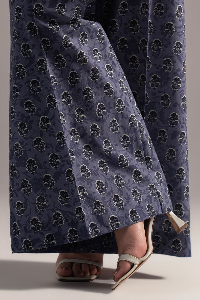 Printed Cambric Flared Pants