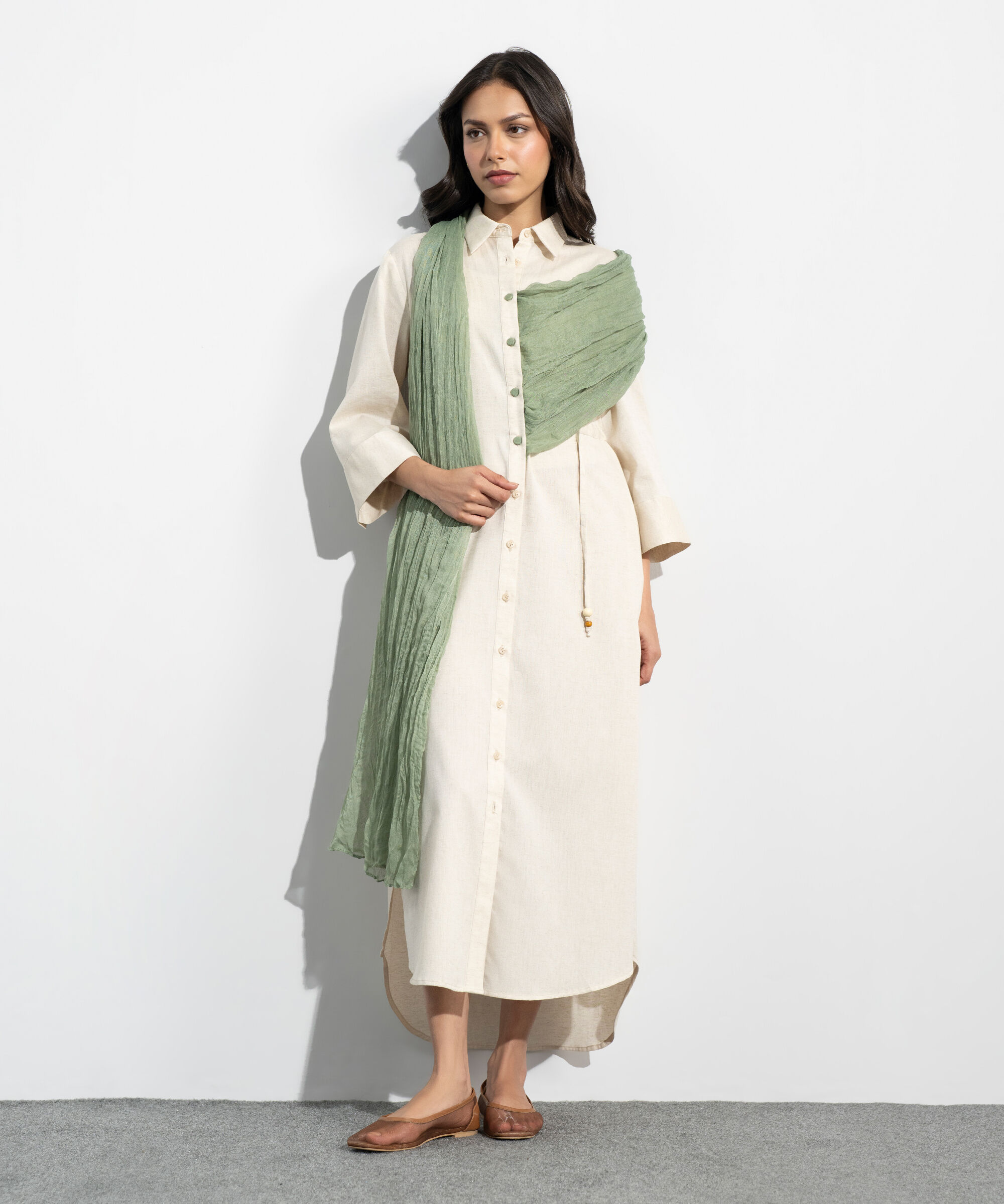 Sage Green Scarf WSCF26V10018