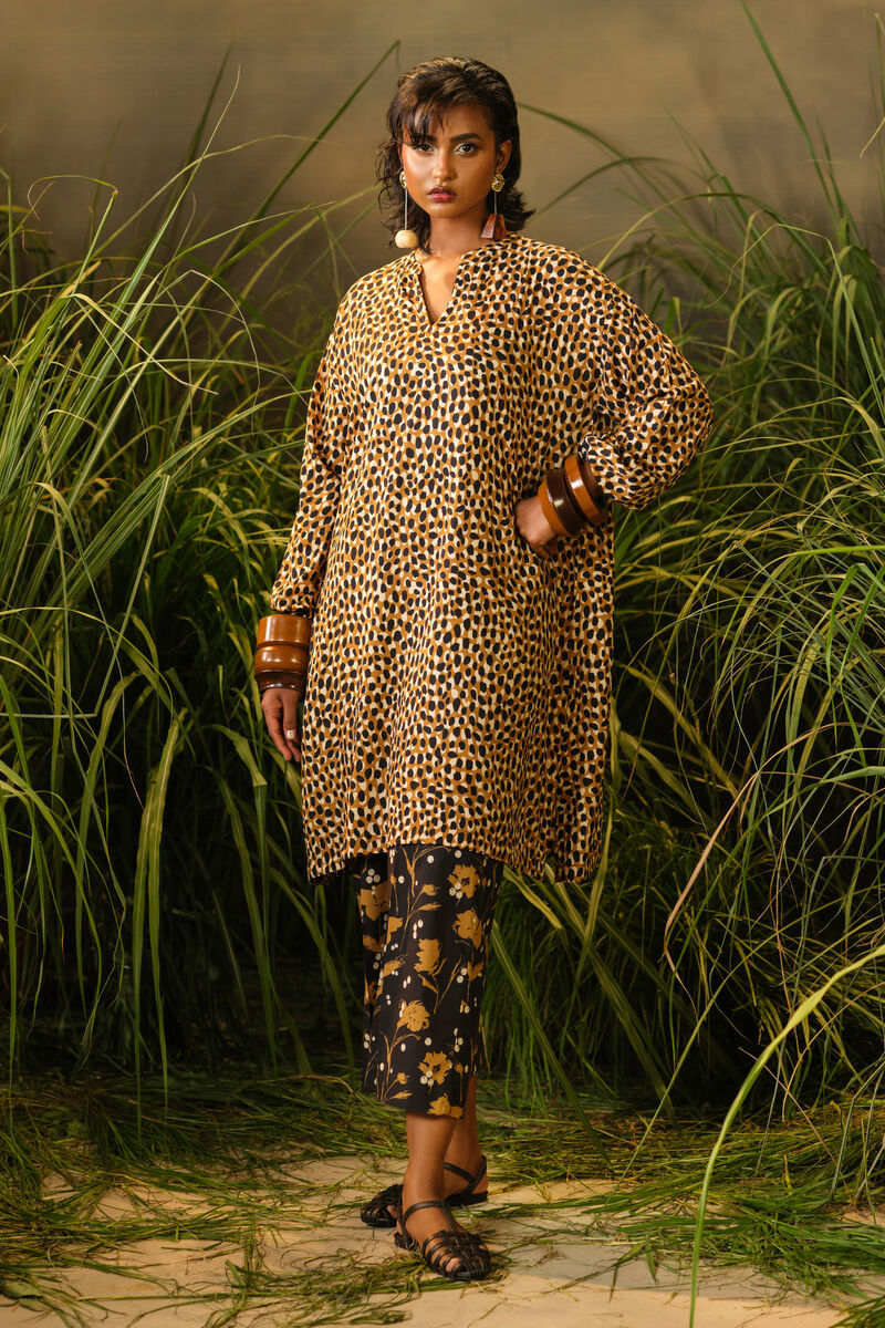 Printed Arabic Lawn Shirt