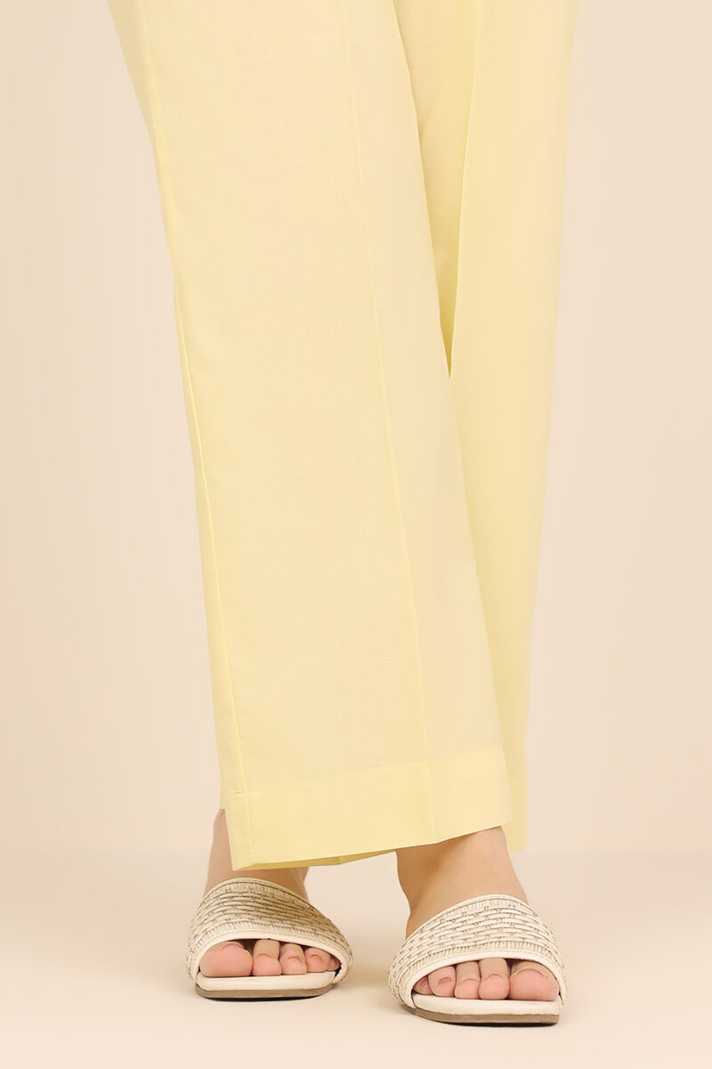 Solid Cambric Straight Pants