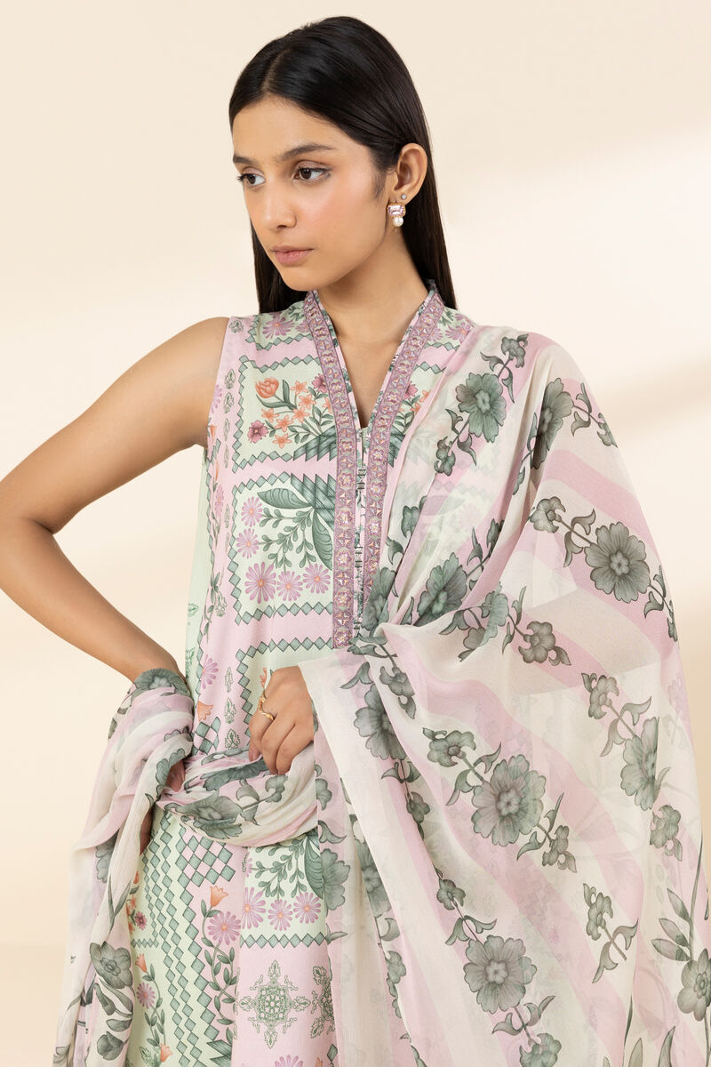 3 Piece - Embroidered Lawn Suit