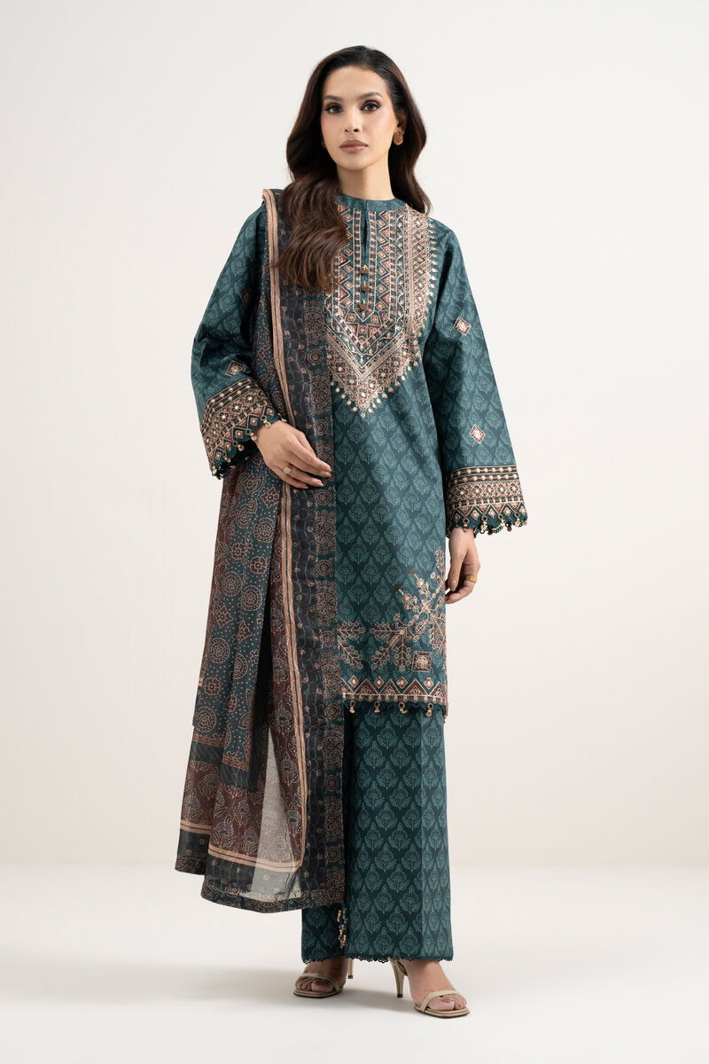 3 Piece - Embroidered Lawn Suit