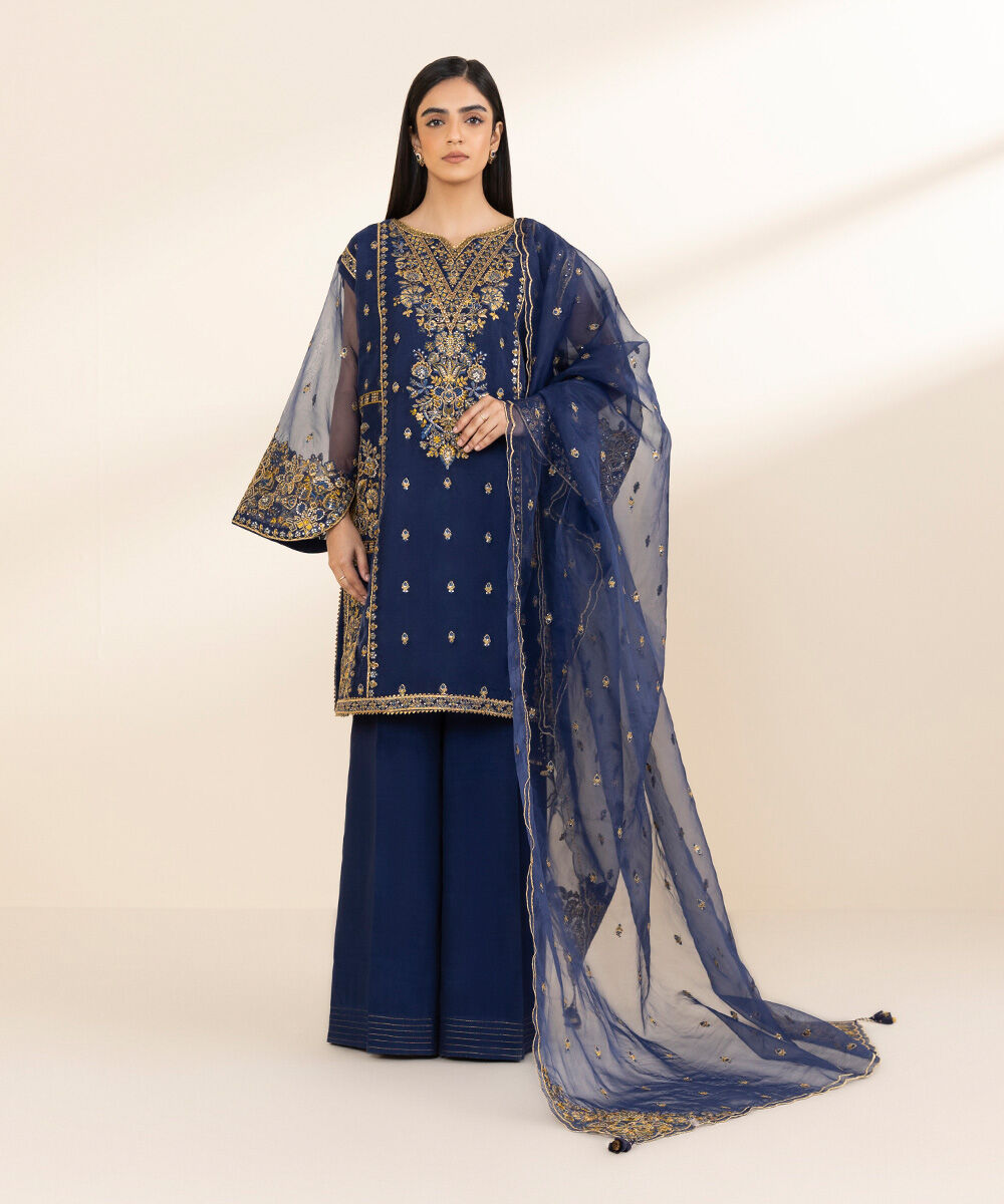 Unstitched 3 PC 0U3FELX25V12 Sapphire PK