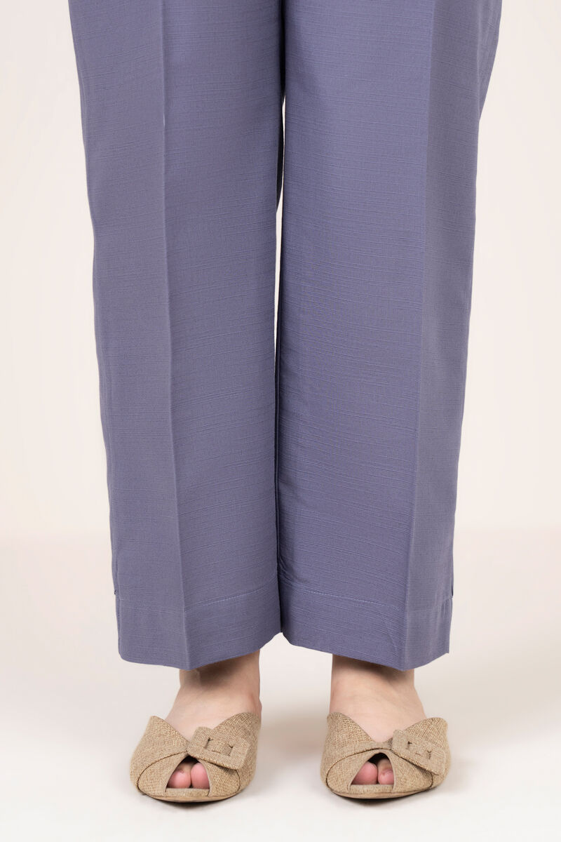 Solid Khaddar Straight Pants