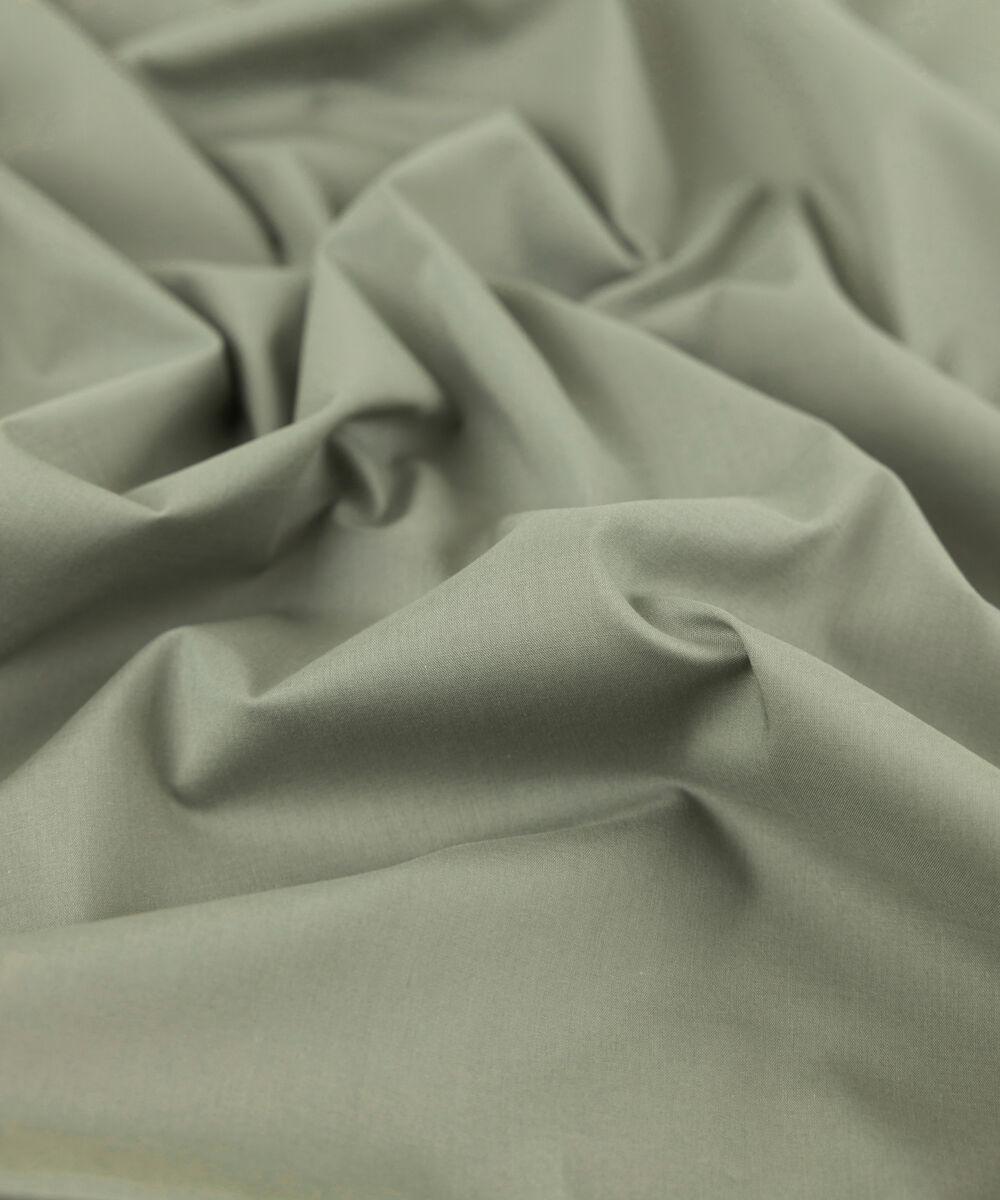 Men's Unstitched 2-Piece Premium Cotton Light Olive Suit