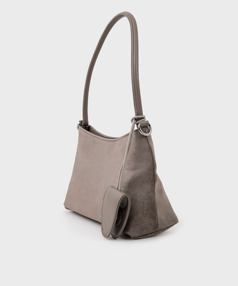 Women's Taupe Shoulder Bag