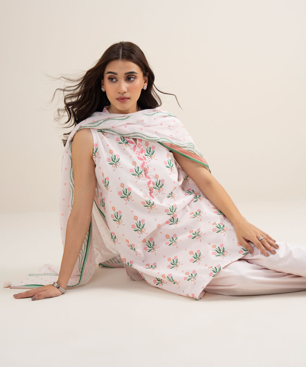 3 Piece - Printed Lawn Suit
