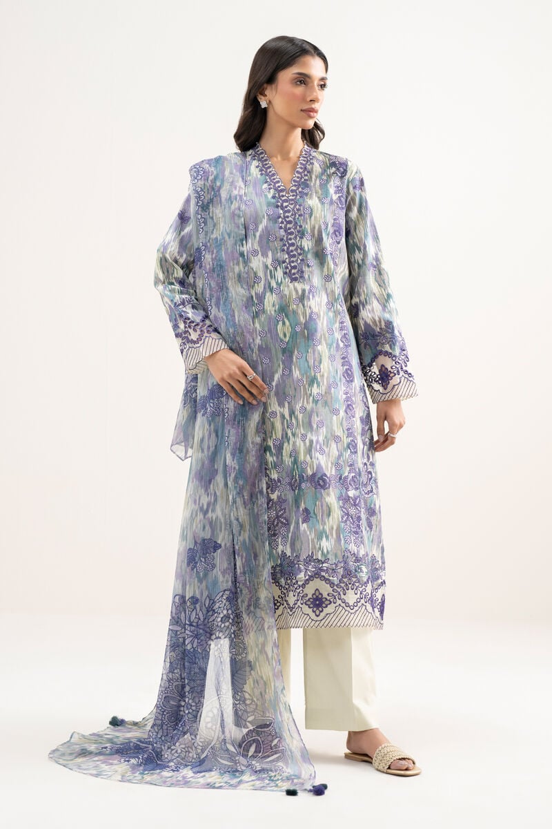 3 Piece - Embroidered Lawn Suit