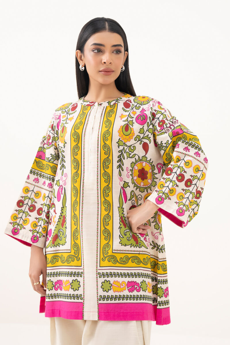 Printed Light Khaddar Shirt