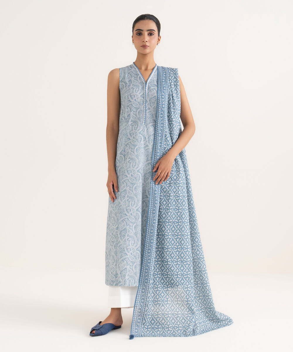 Unstitched 2PC 0U2DDD25V713 Sapphire PK