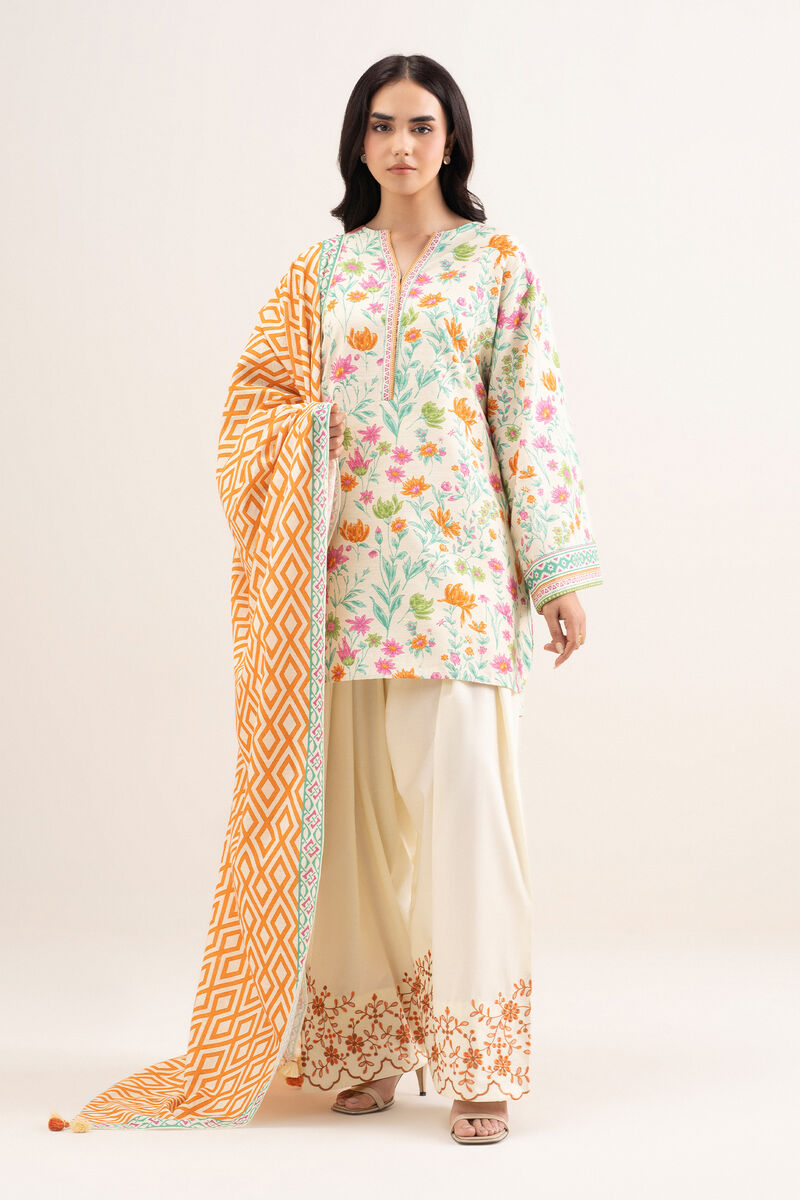 3 Piece - Embroidered Lawn Suit