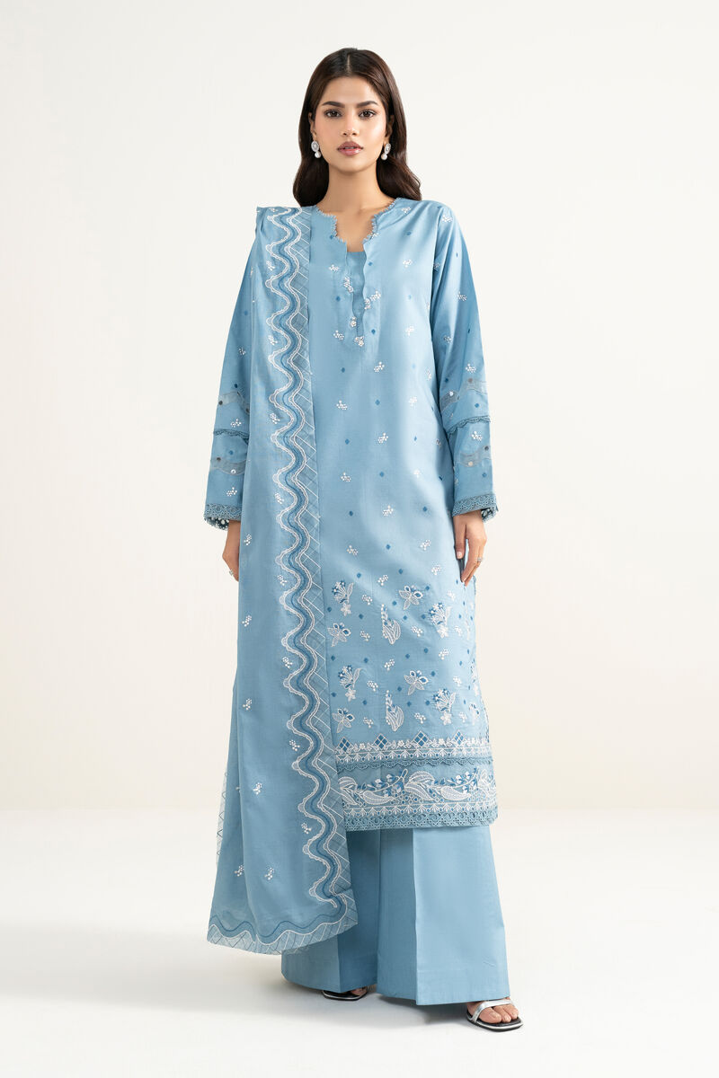 3 Piece - Embroidered Lawn Suit