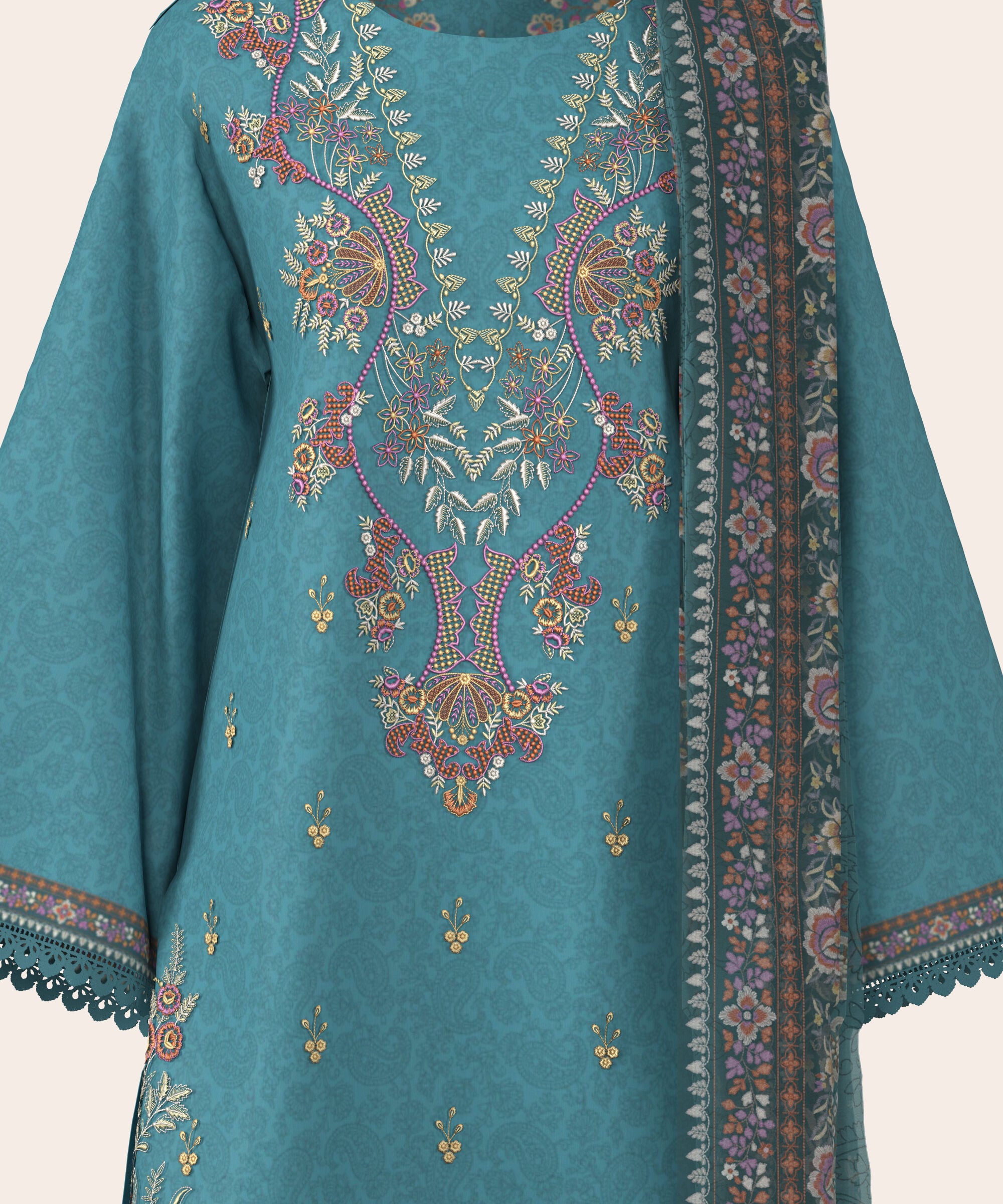 Unstitched 3 PC PPEWS26CL211