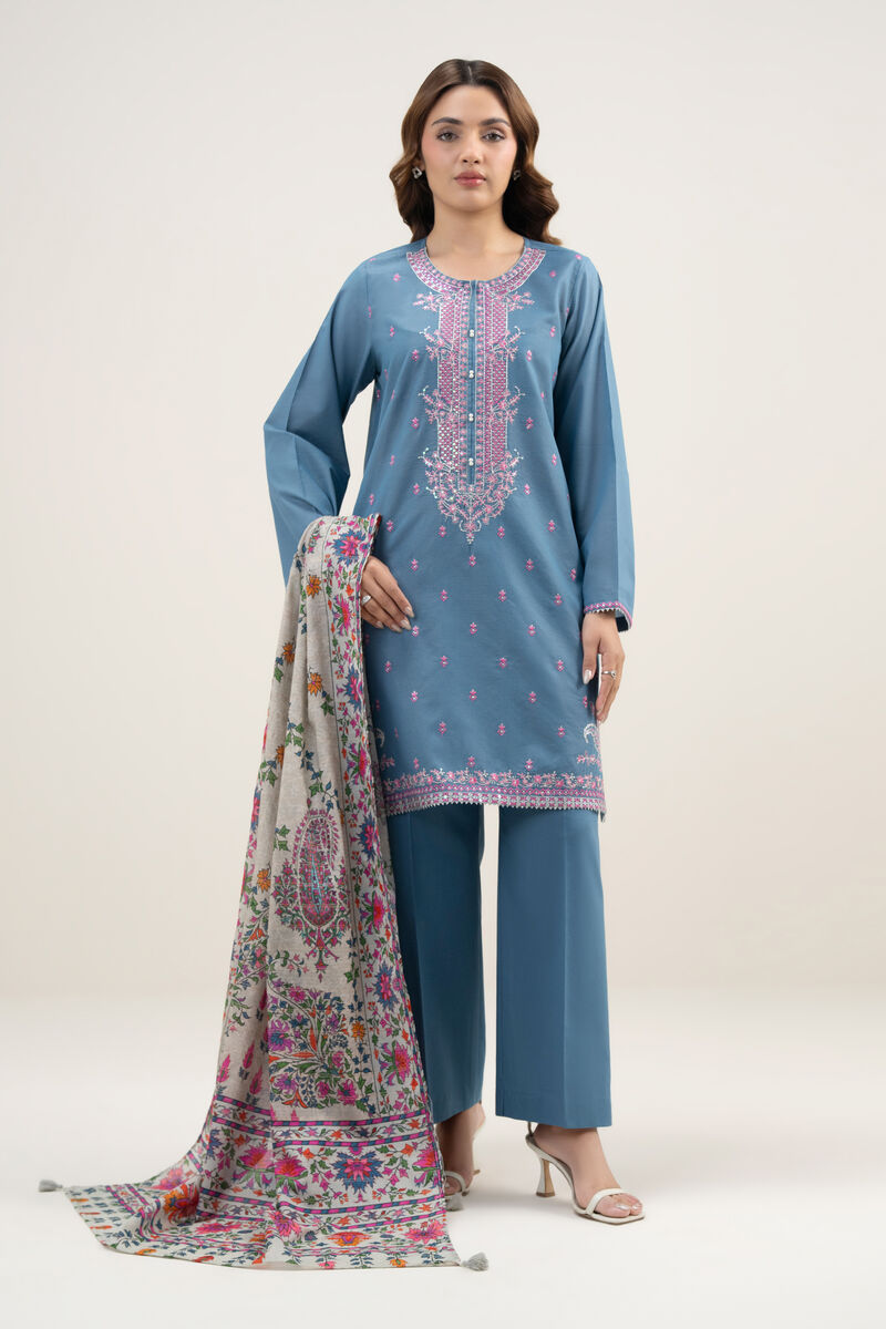 Printed Zari Lawn Dupatta