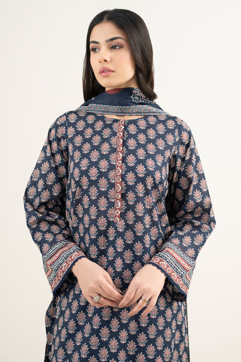 3 Piece - Printed Lawn Suit