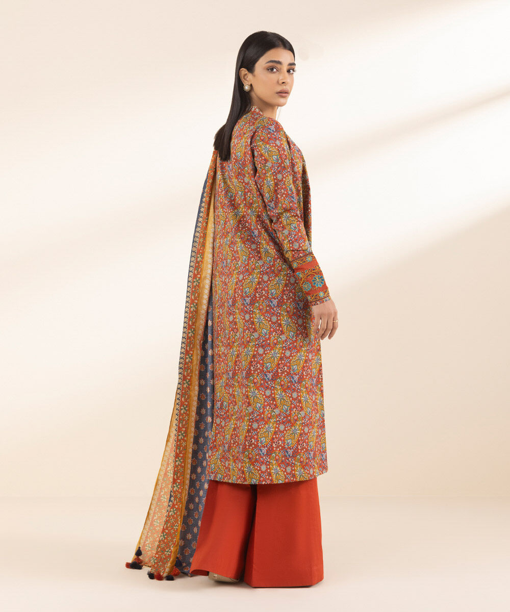 U3PEDY25V314 Unstitched 3 PC U3PEDY25V314