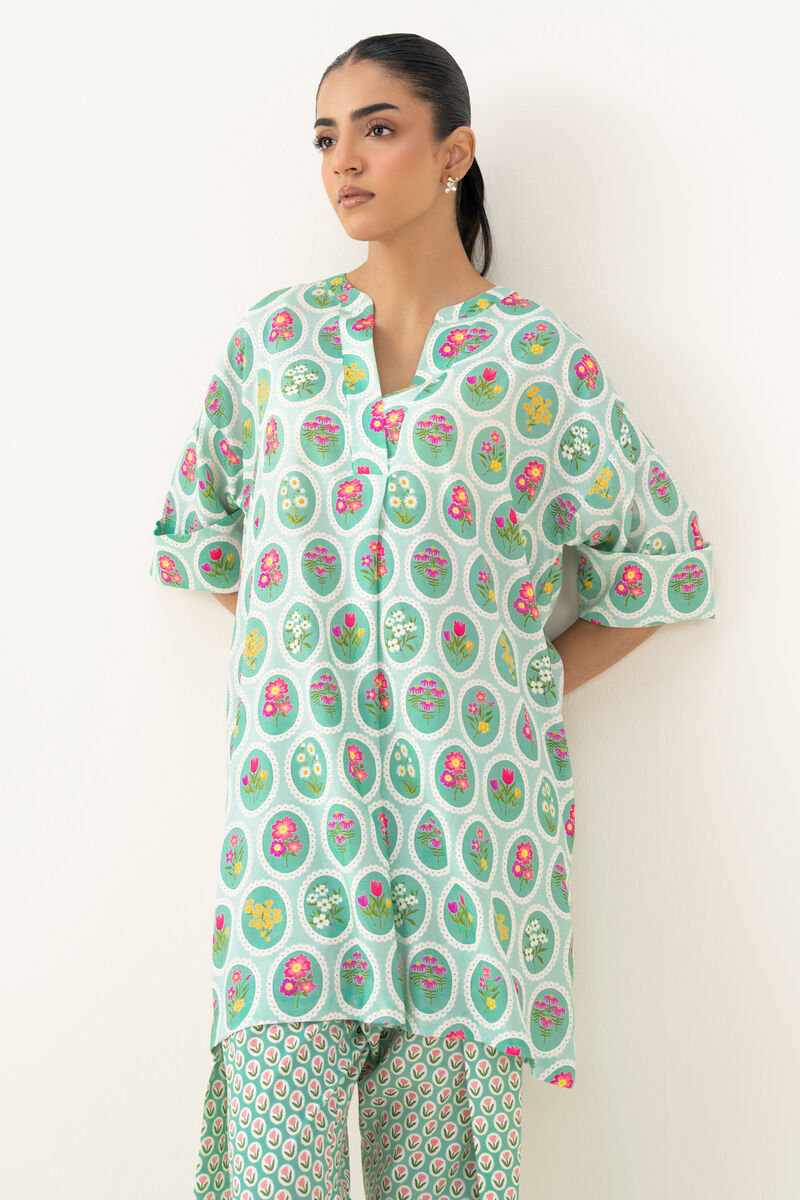 Printed Linen Viscose Shirt