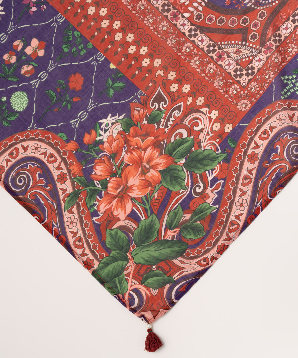 Lawn Printed Multi Dupatta