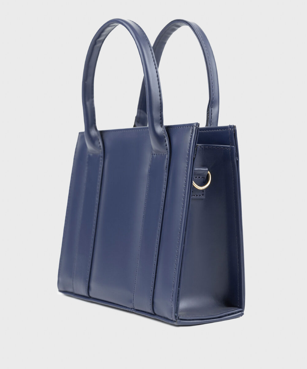 Woman - Blue Blue Top Handle Bag