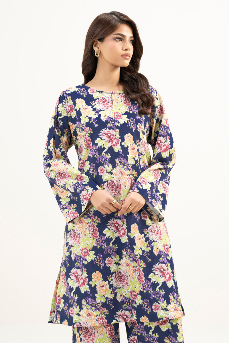 Printed Seersucker Shirt