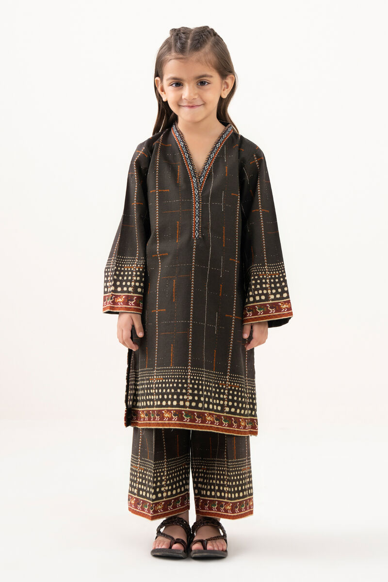 2 Piece - Printed Light Khaddar Suit