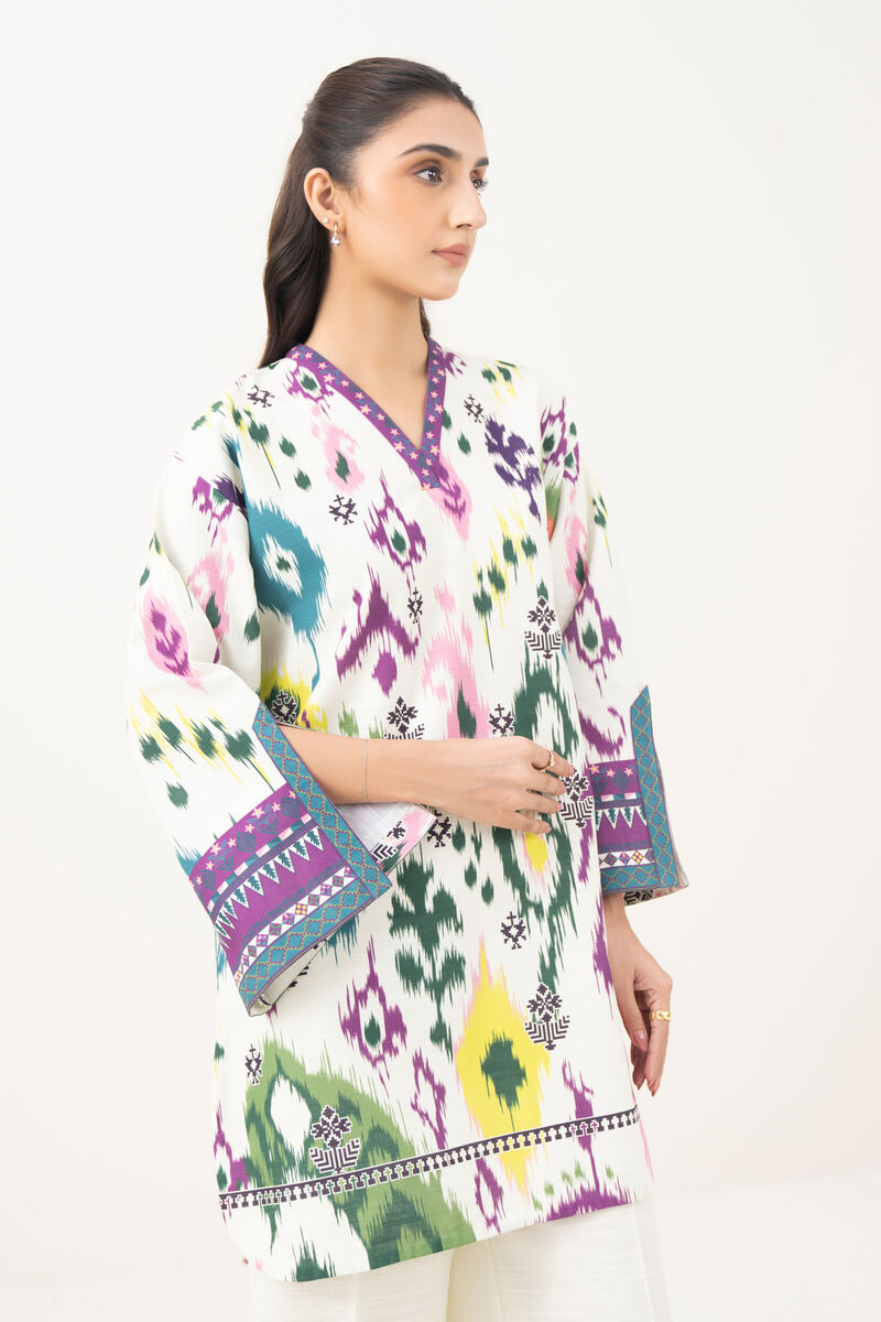 Printed Khaddar Shirt