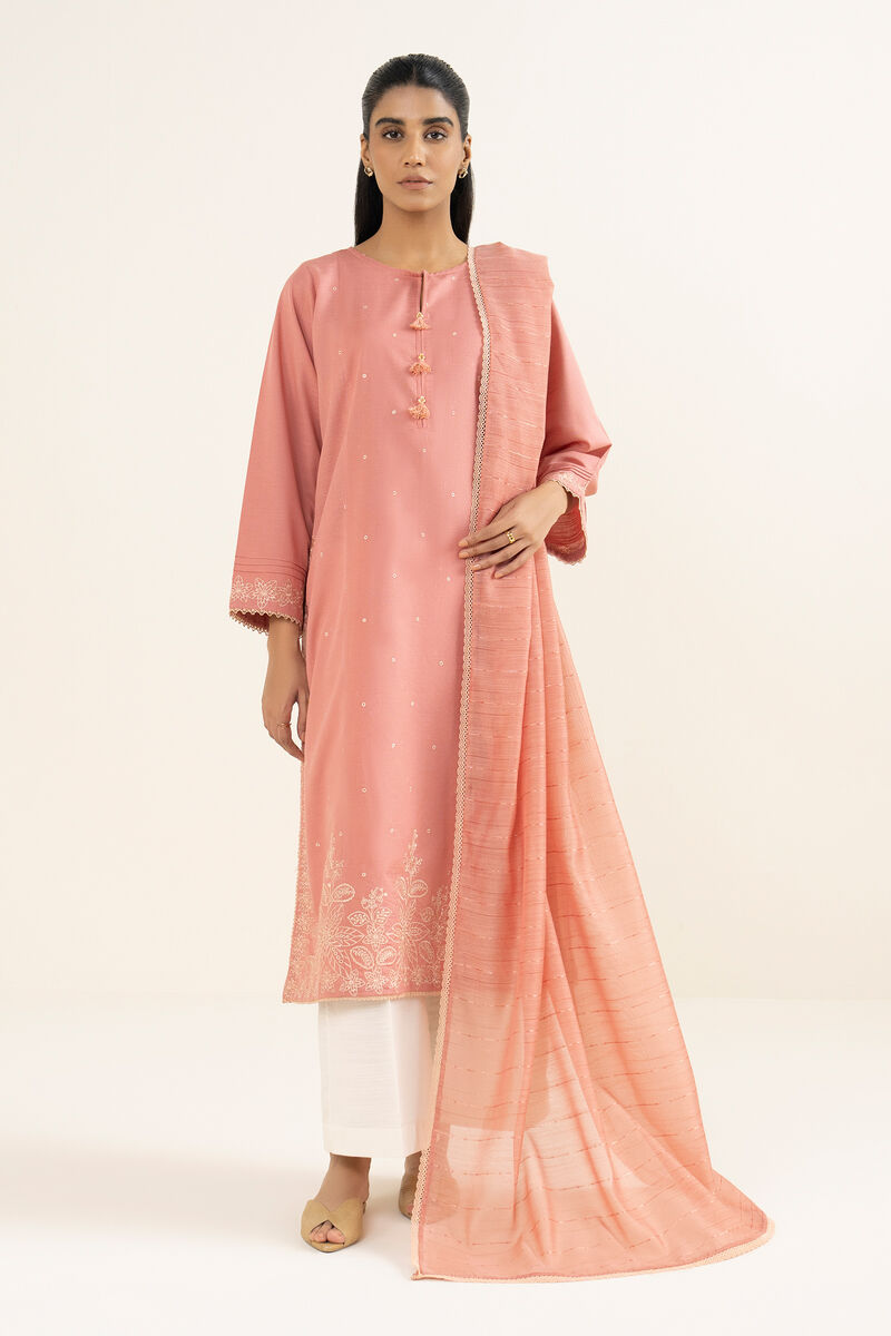 Solid Manaar Dupatta