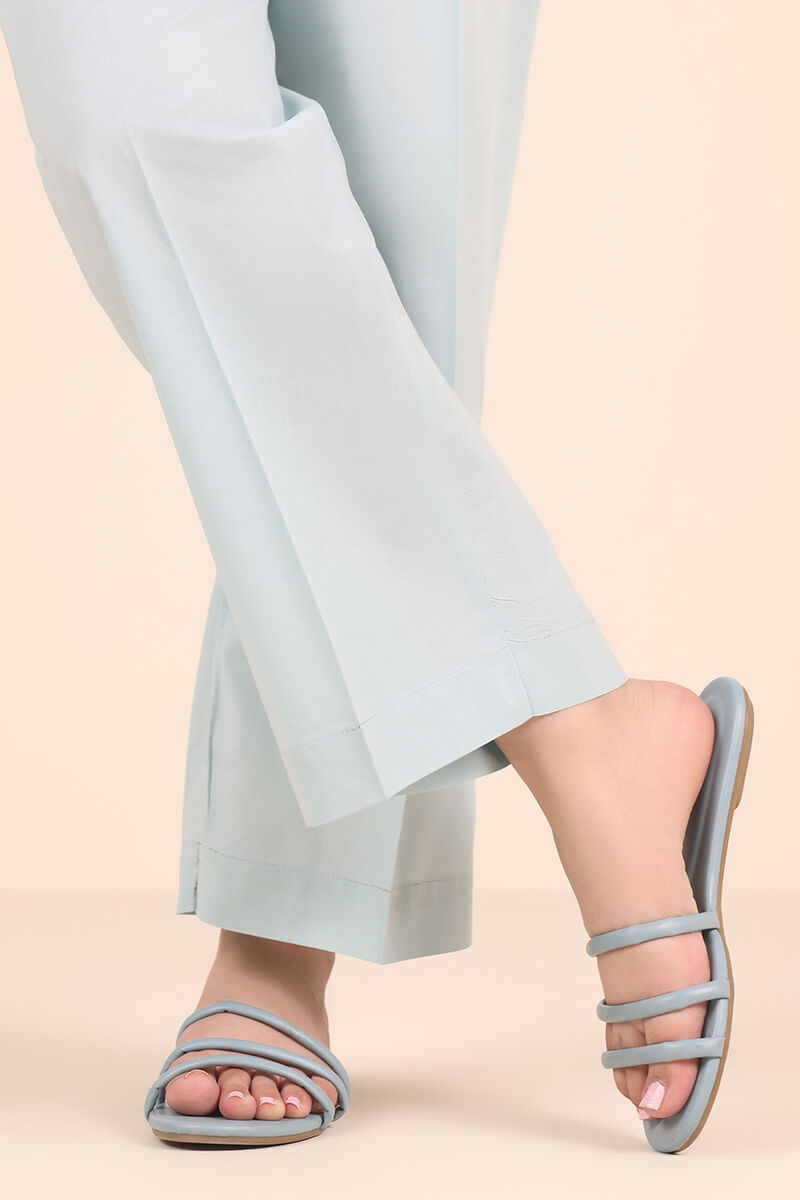 Solid Cambric Straight Pants