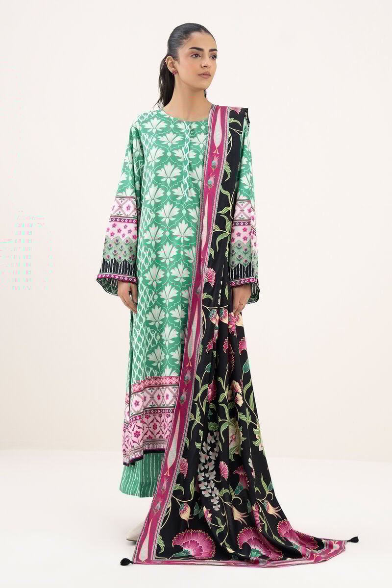 Printed Linen Dupatta