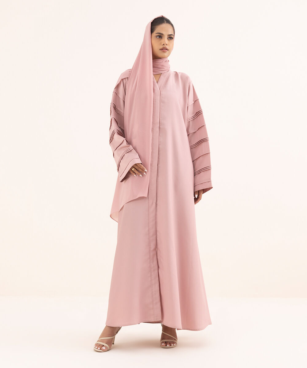 Women's Pink Nida Abaya