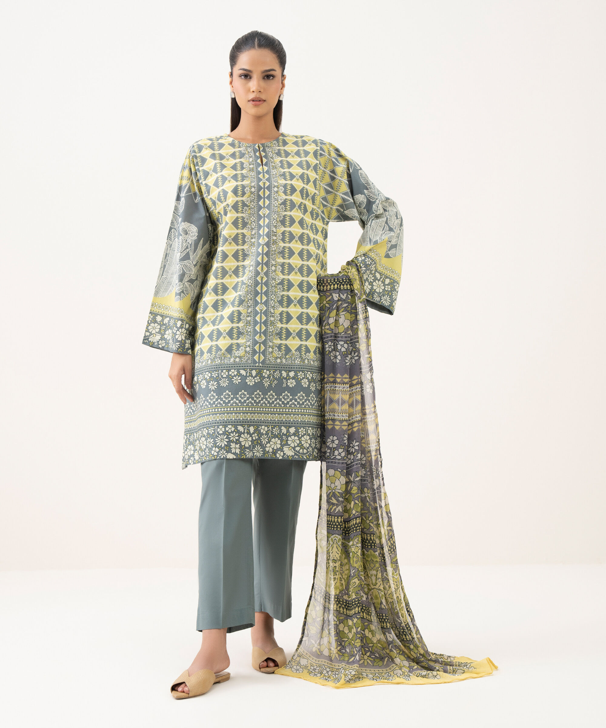 Printed Dupatta 3PDFW25V213D