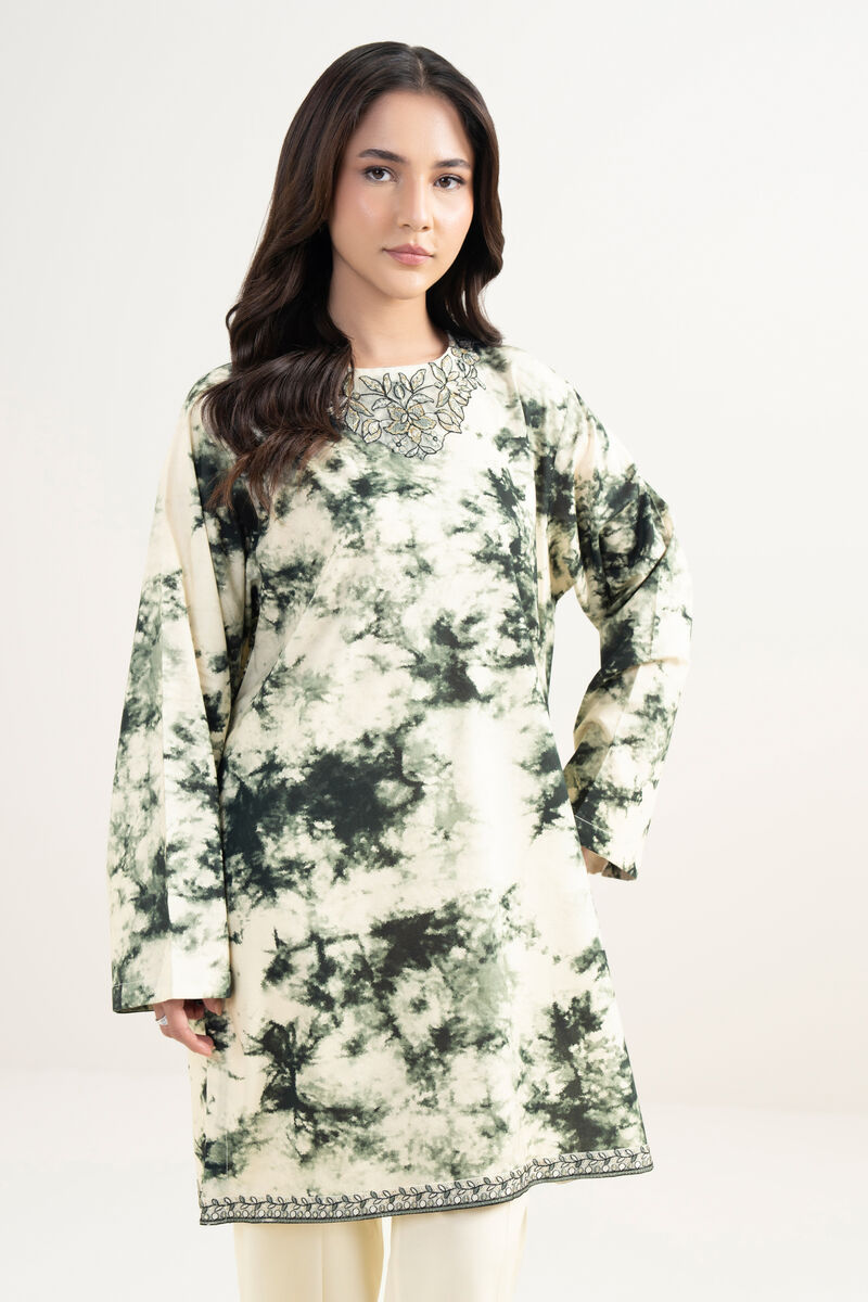 Embroidered Cotton Viscose Shirt