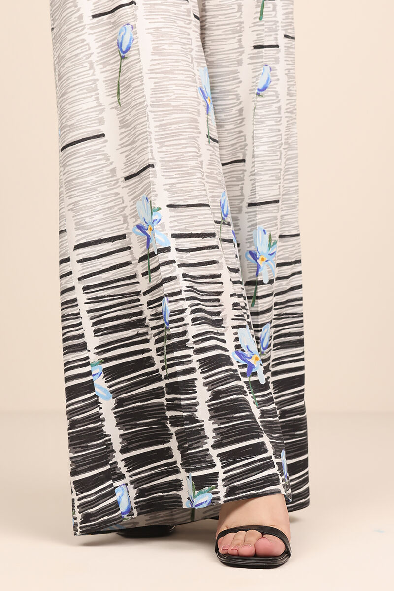 Cotton Viscose Flared Pants