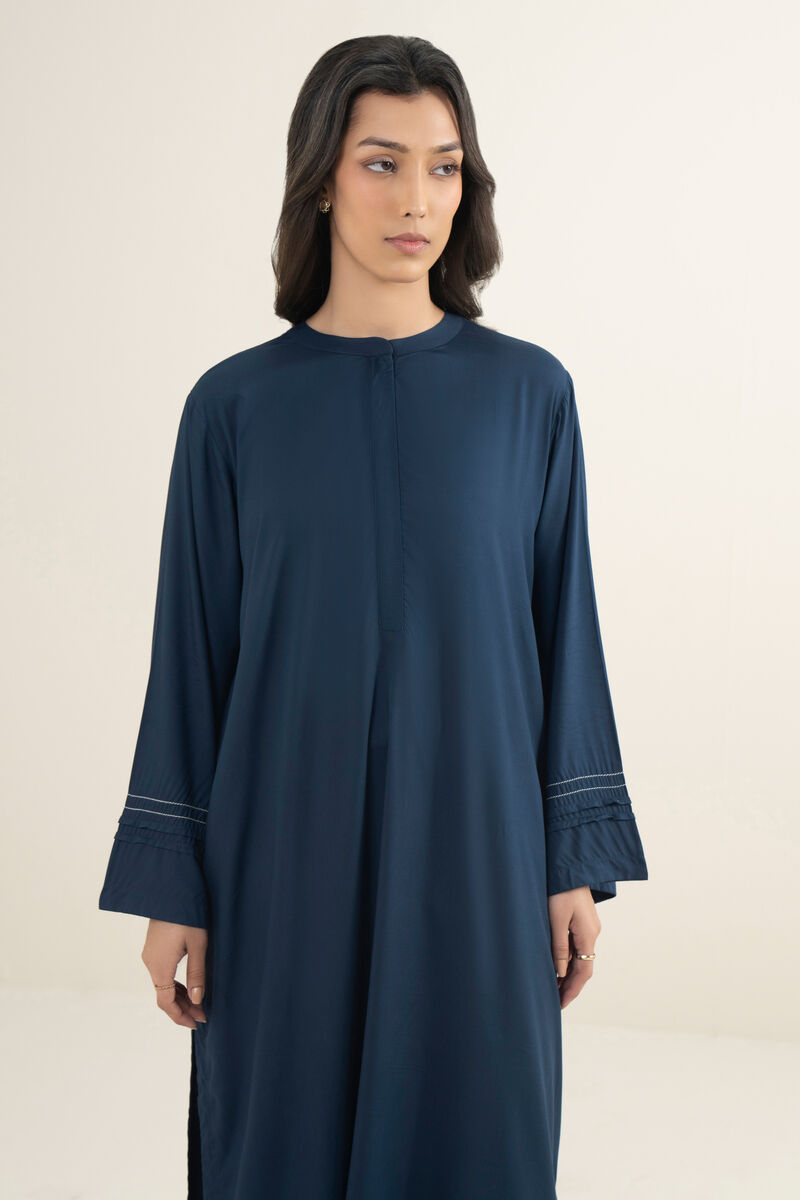 Solid Arabic Lawn Shirt