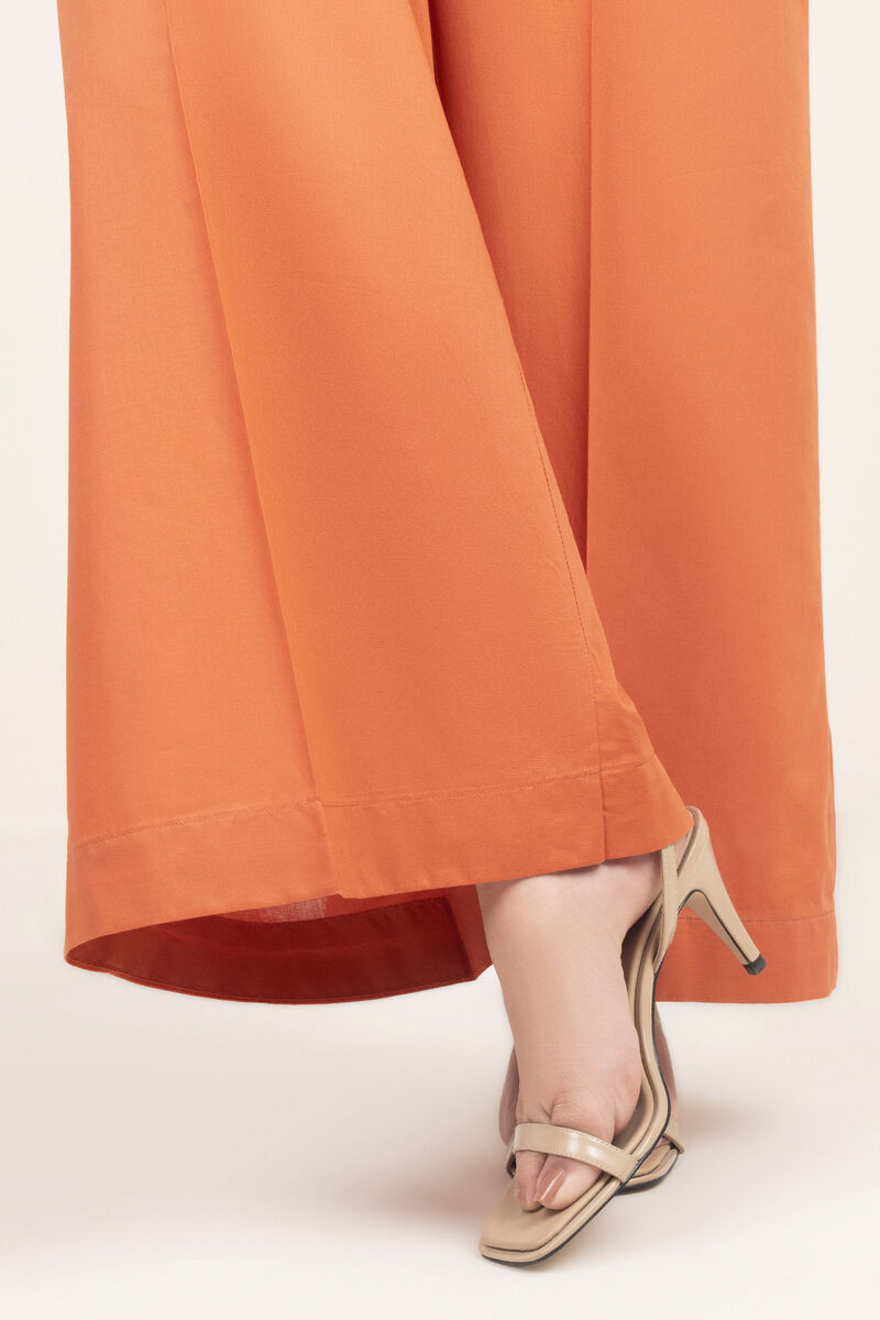 Solid Cambric Flared Pants