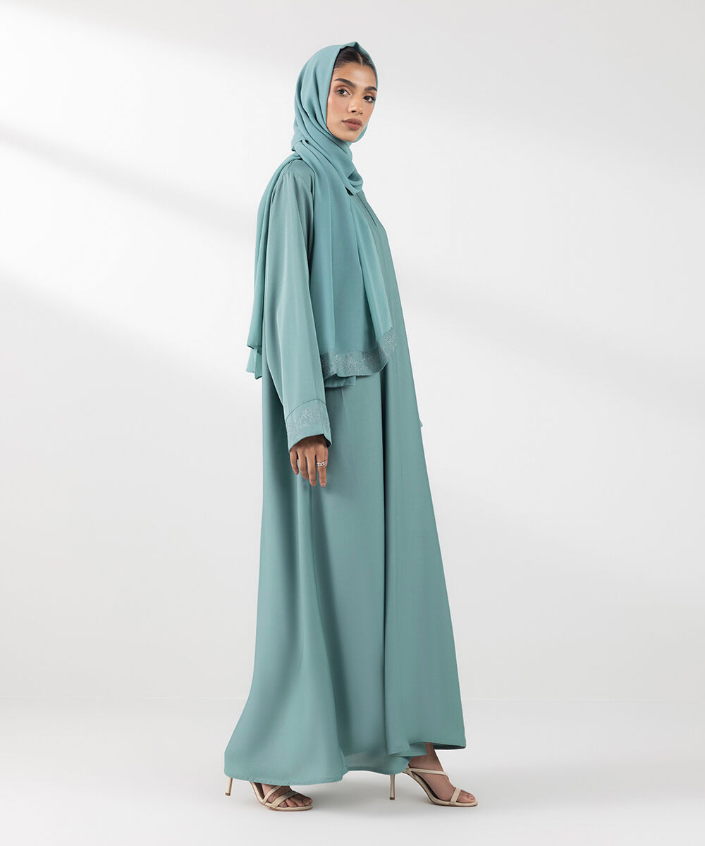 ABBAYA25V310 Green Abaya ABBAYA25V310 i