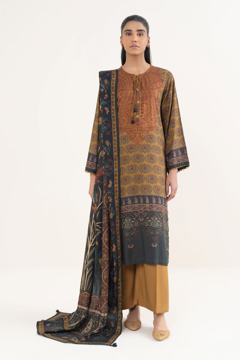 Printed Linen Dupatta