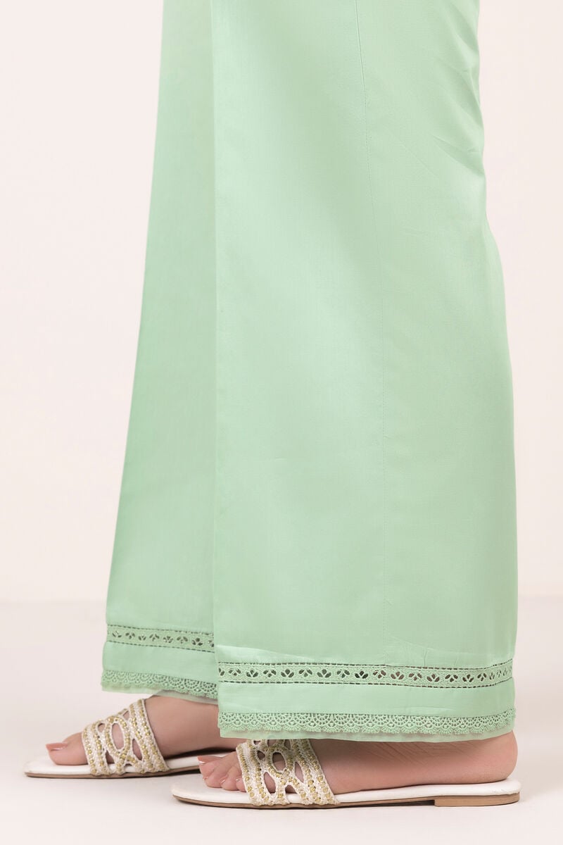 Solid Cambric Straight Pants