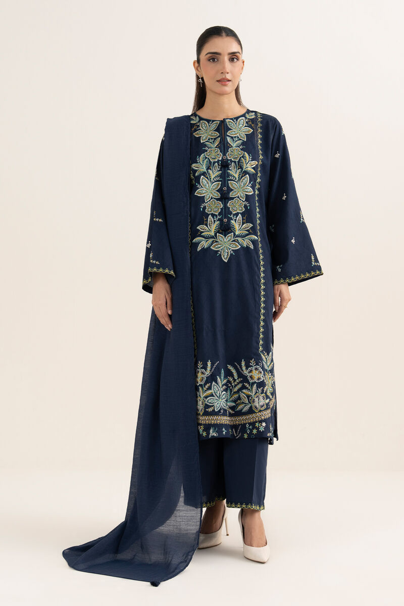 Solid Manaar Dupatta