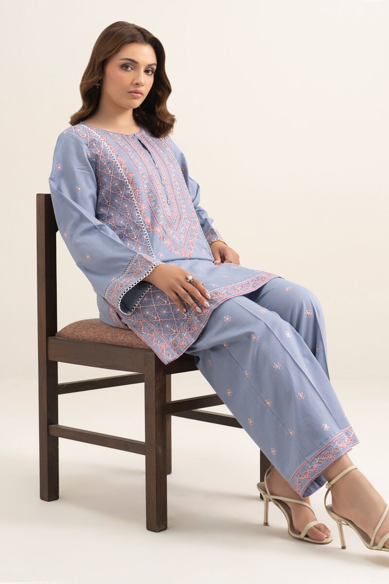 Embroidered Dobby Shirt