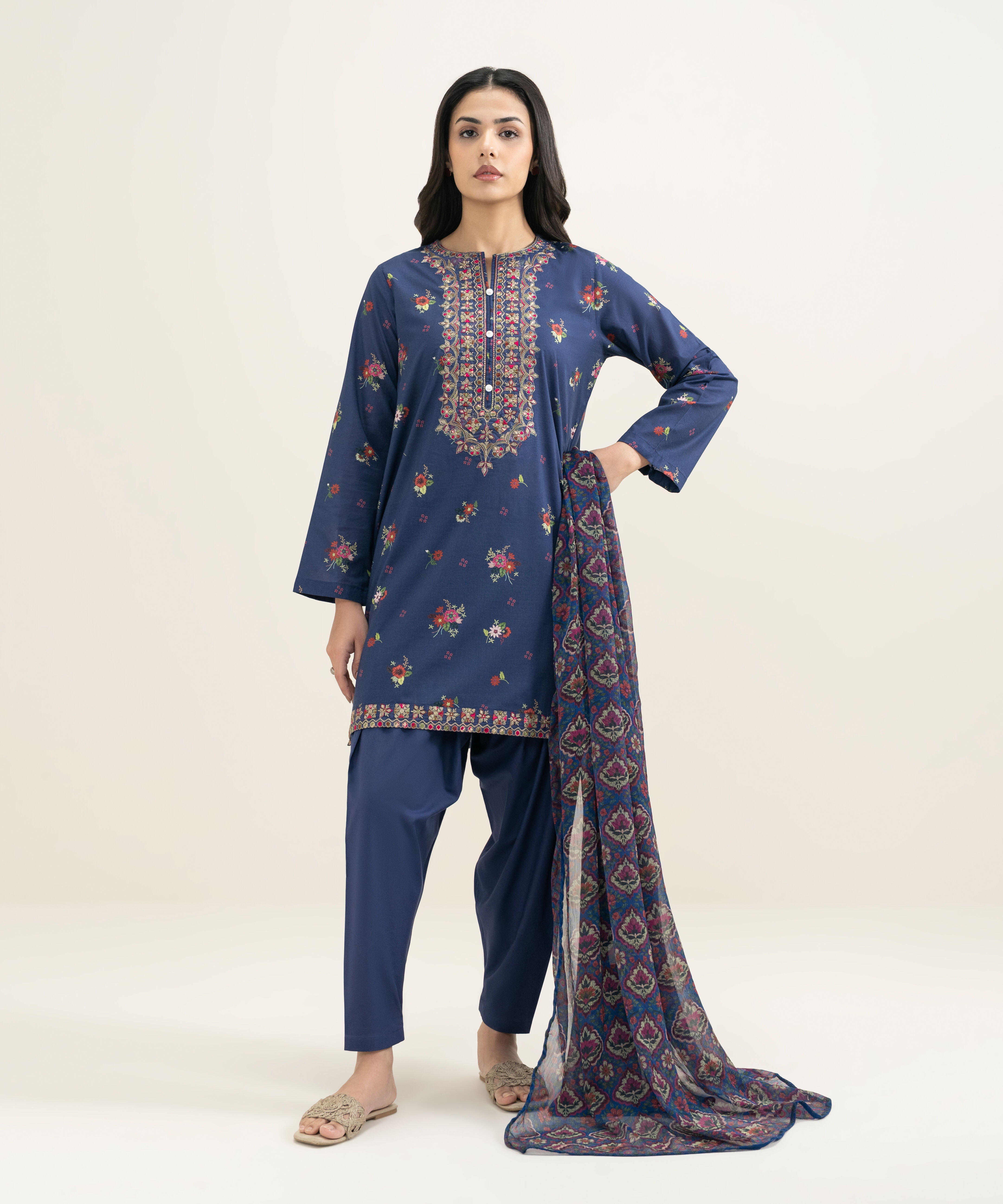 Printed Dupatta PBS26P4U201D